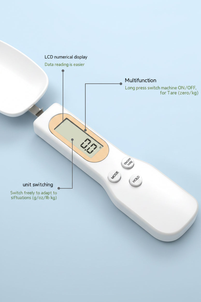 Handheld Electronic Kitchen Scale (Digital Measuring Spoon Scale)