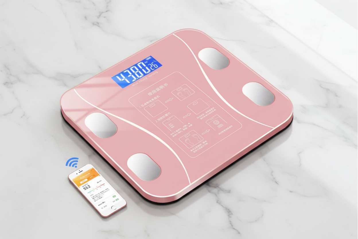 Smart Electronic Body Weight Scale with Bluetooth & Body Composition Analysis