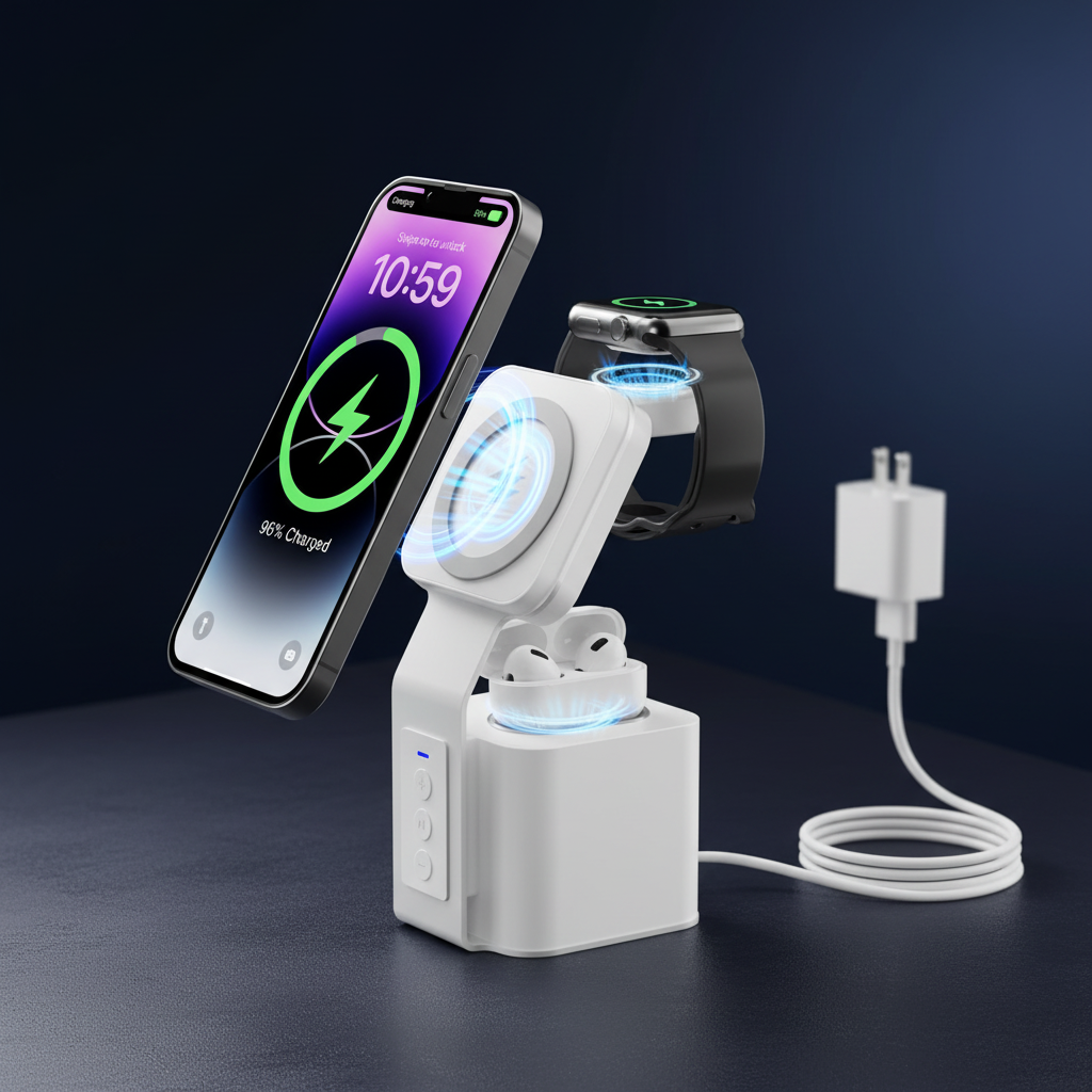 4-in-1 Magnetic Wireless Charger