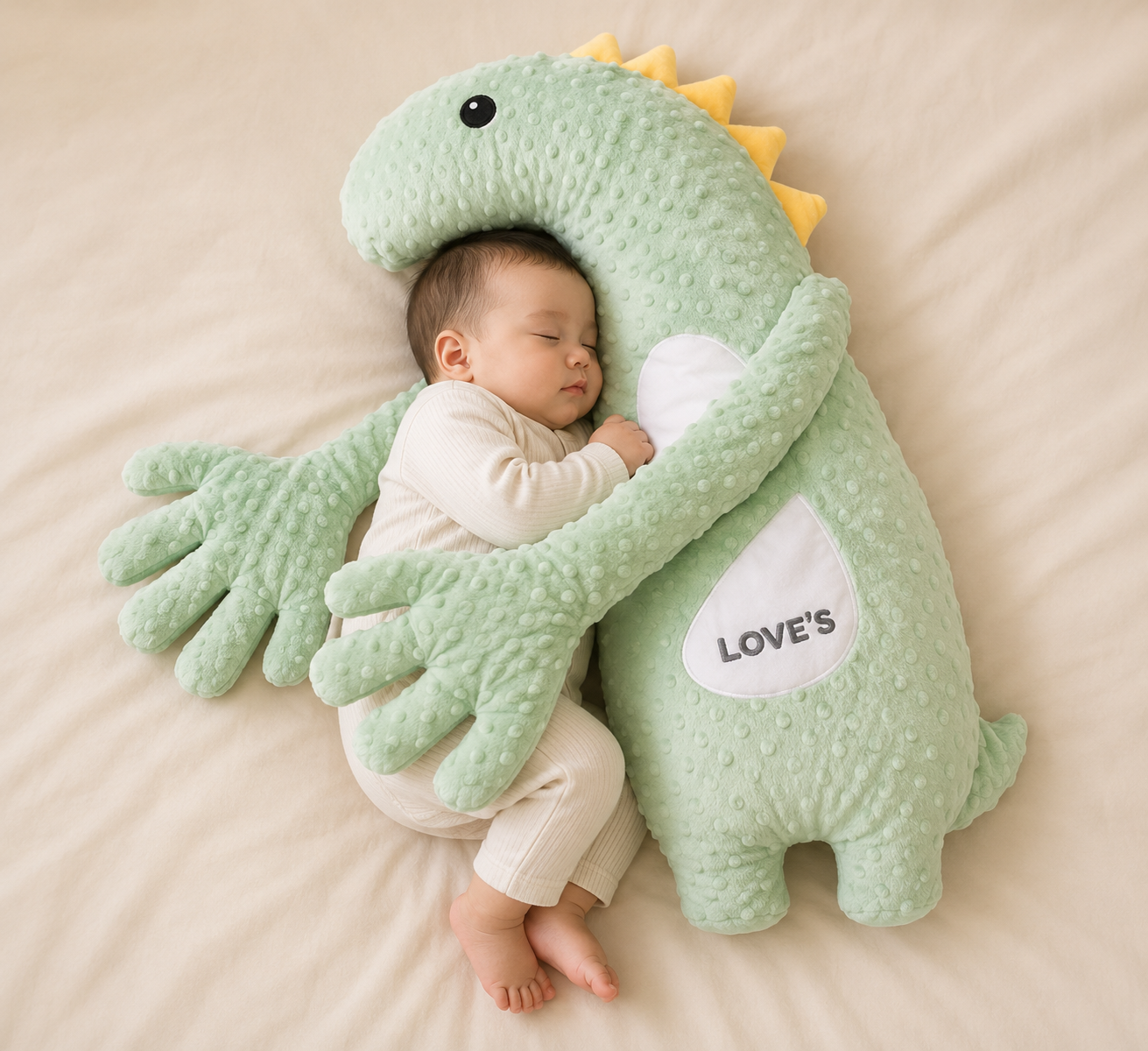 Soft Plush Baby Lounger Pillow for Sleeping & Comfort