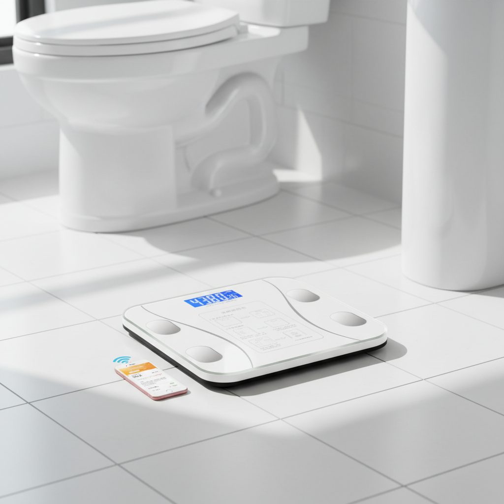 Smart Electronic Body Weight Scale with Bluetooth & Body Composition Analysis